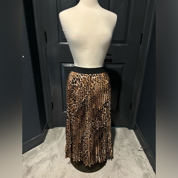 Zadig & Voltaire Brown Black Maxi A-Line Skirt - Picture 1 of 6